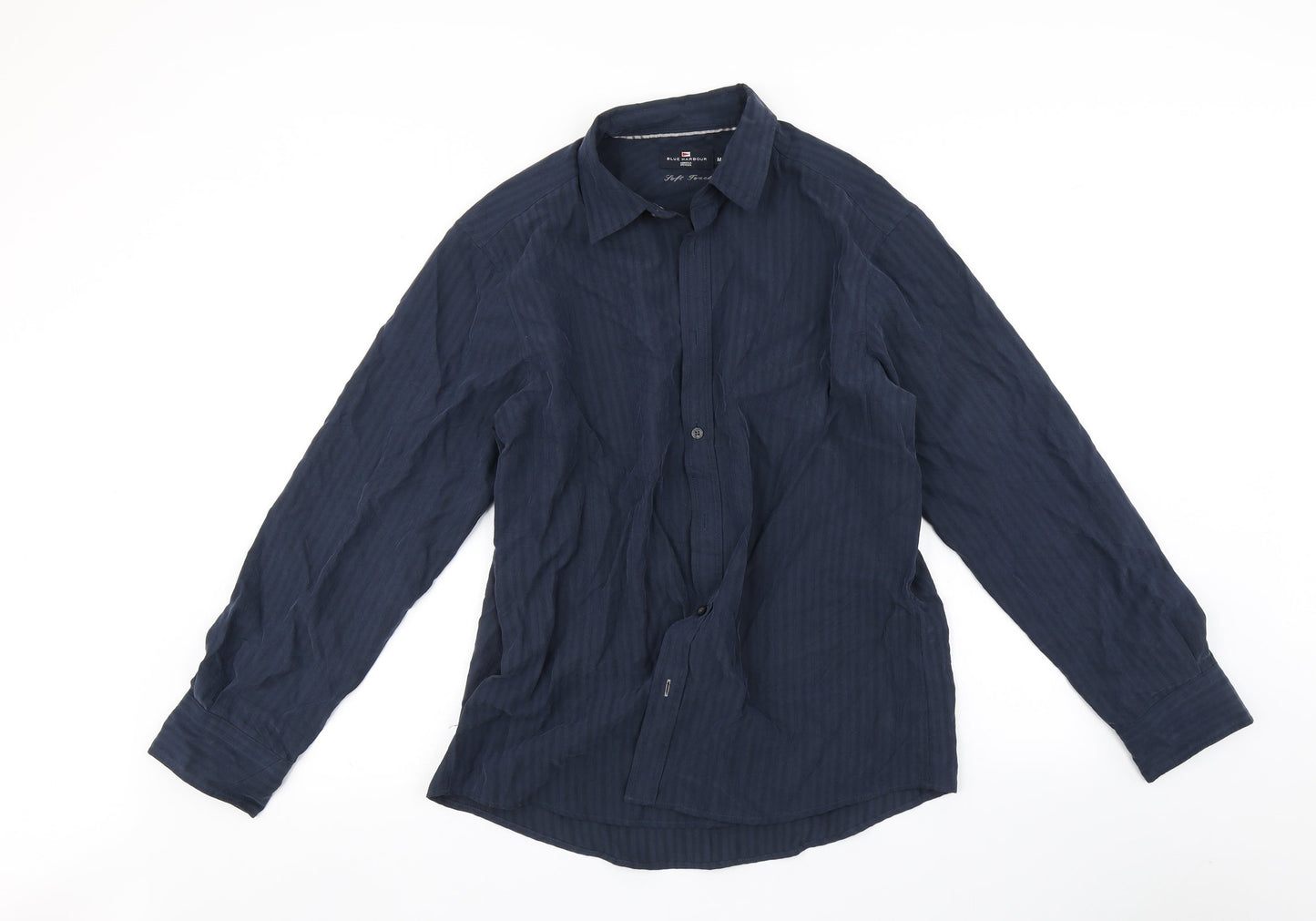 Blue Harbour Mens Blue    Button-Up Size M
