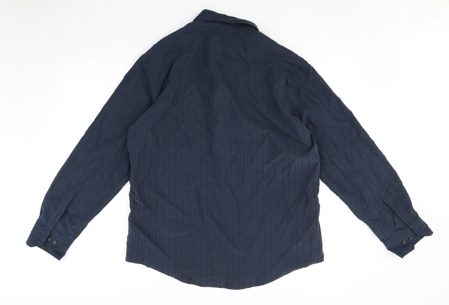 Blue Harbour Mens Blue    Button-Up Size M