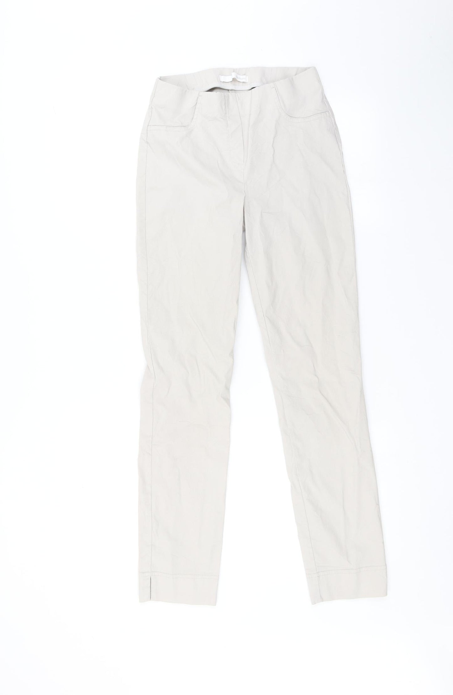 Preworn Womens Ivory   Trousers  Size 6 L30 in