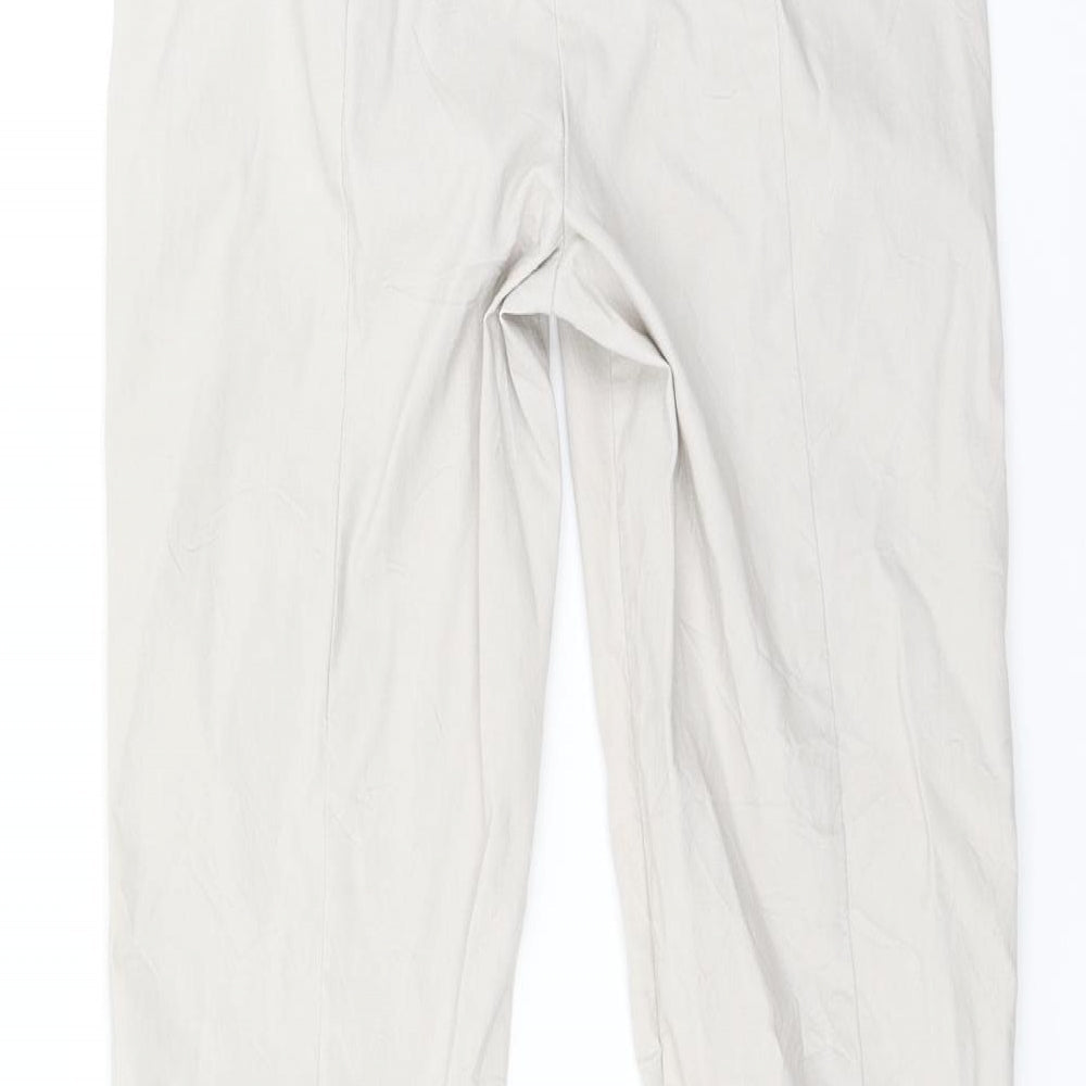 Preworn Womens Ivory   Trousers  Size 6 L30 in