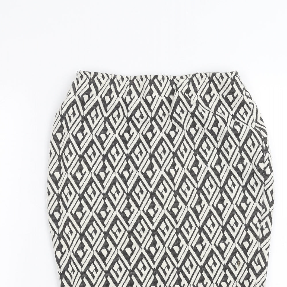 Pull&Bear Womens White   Peasant Skirt Size M