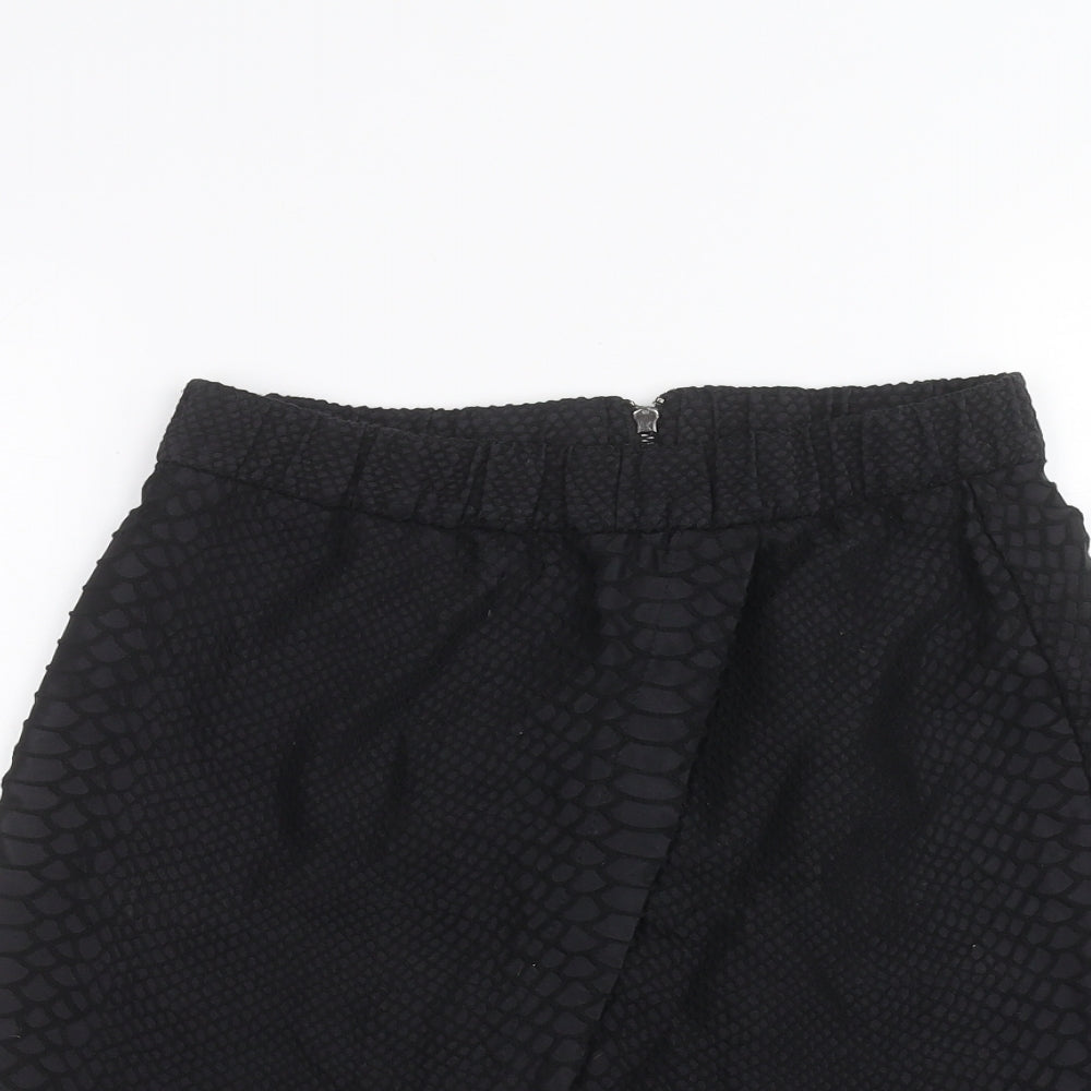 Topshop Womens Black   Bandage Skirt Size 10