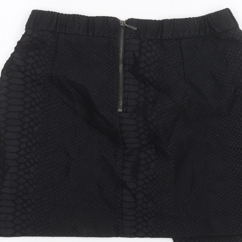 Topshop Womens Black   Bandage Skirt Size 10