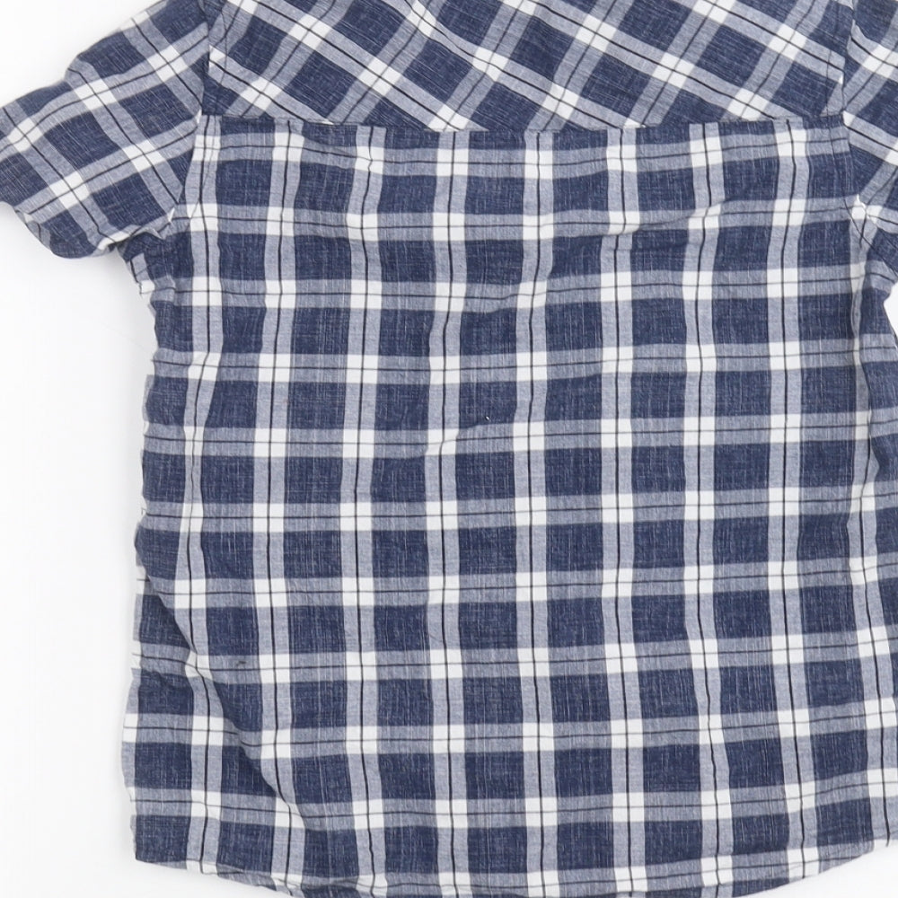 TU Girls Blue   Basic Button-Up Size 7 Years