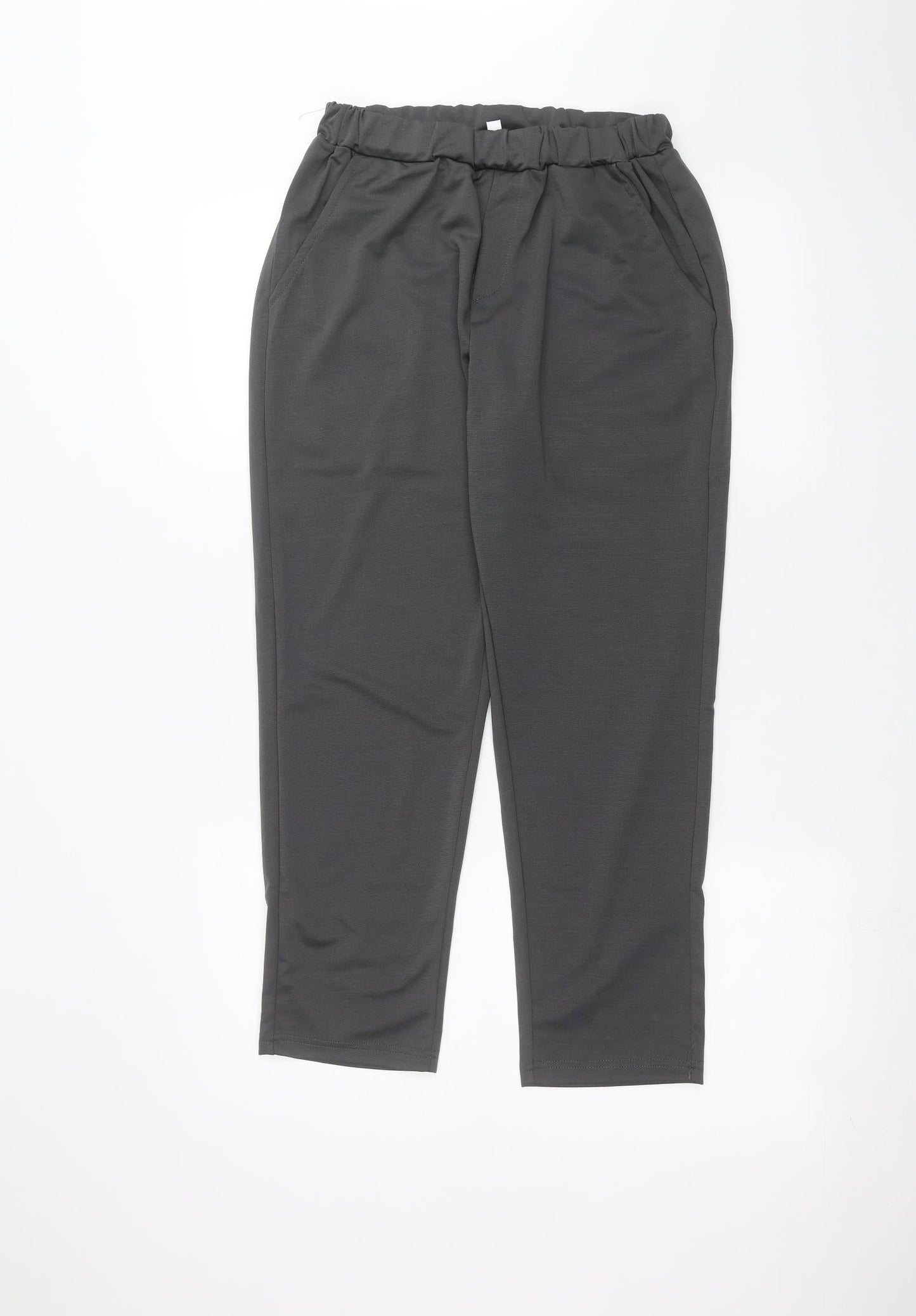 Preworn Womens Black   Trousers  Size 12 L25 in