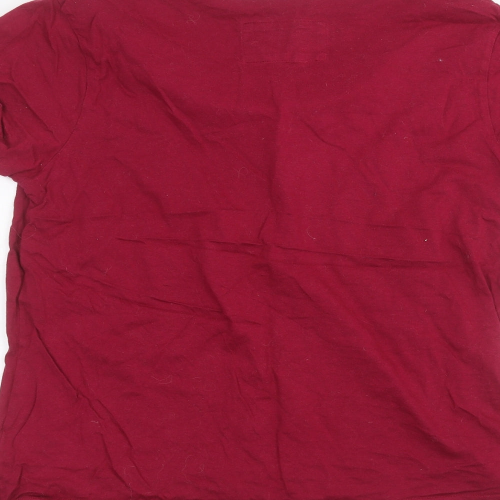 M&Co Womens Pink   Basic T-Shirt Size 14