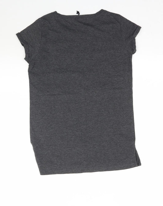 Sinsay Womens Grey   Basic T-Shirt Size S  - 99 Troubles
