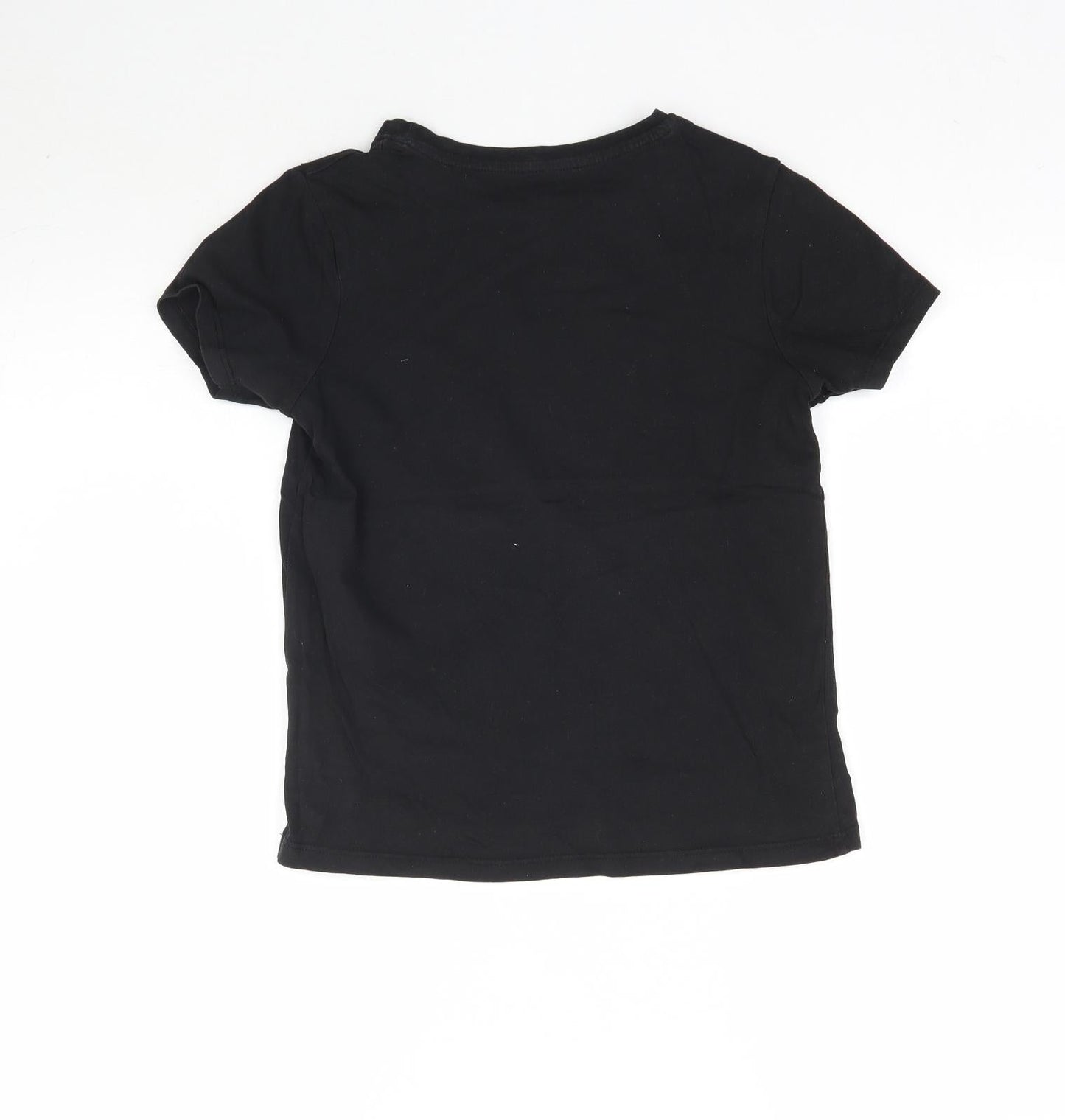 Primark Girls Black   Basic T-Shirt Size 8-9 Years  - New York City