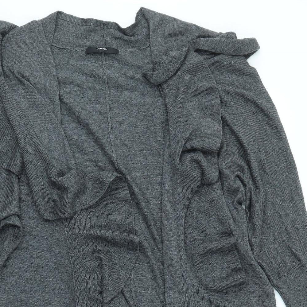 George Womens Grey   Cardigan Jumper Size 14