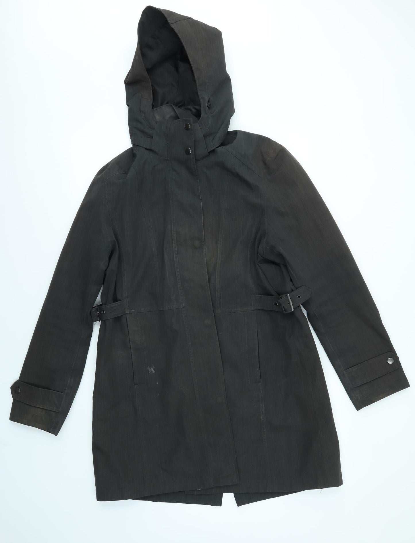 Kirkland Womens Grey   Overcoat Coat Size L