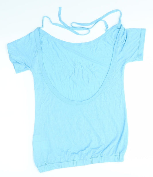 Reebok Womens Blue   Basic T-Shirt Size S