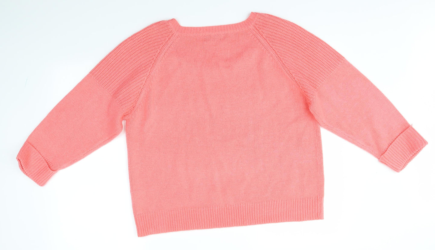 ORIGINALS Womens Pink   Pullover Jumper Size L