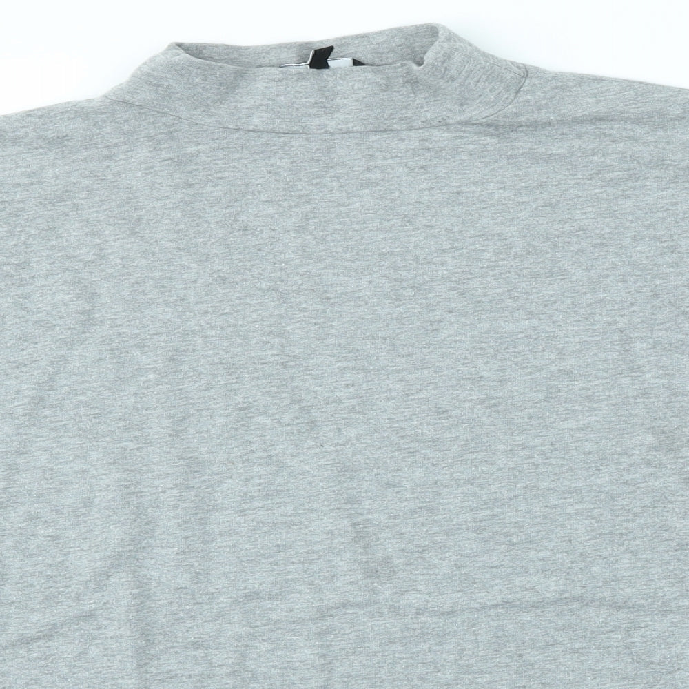 New Look Womens Grey   Basic T-Shirt Size 10