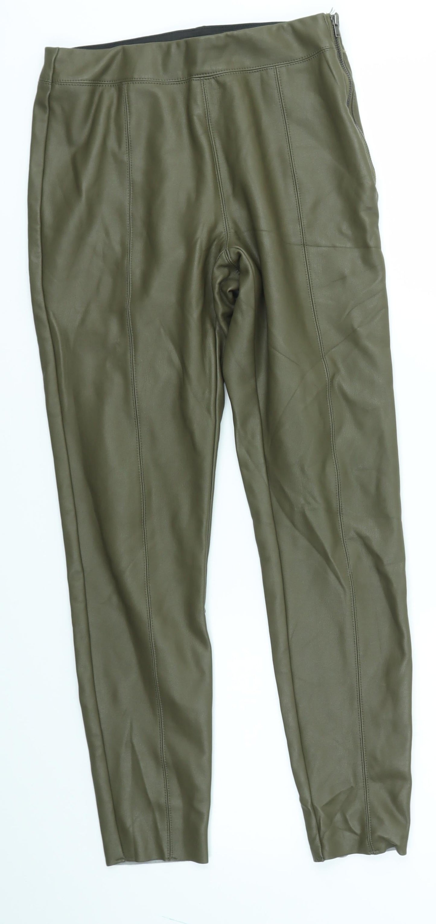 Topshop Womens Green   Trousers  Size 8 L26 in