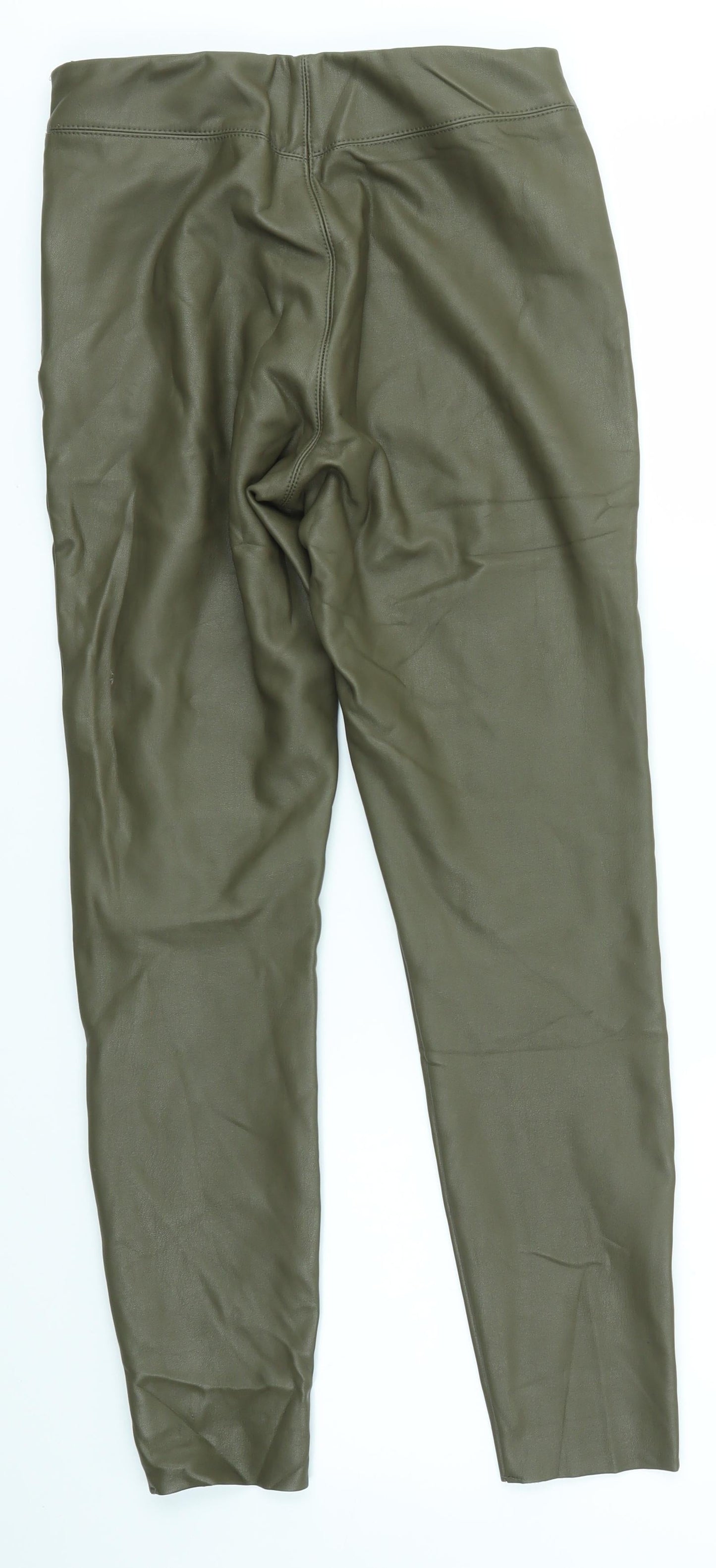 Topshop Womens Green   Trousers  Size 8 L26 in