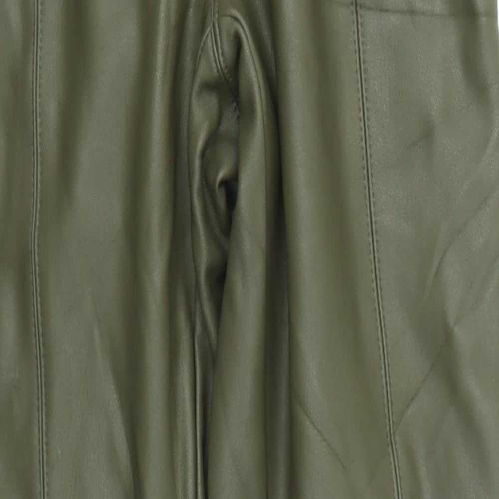 Topshop Womens Green   Trousers  Size 8 L26 in