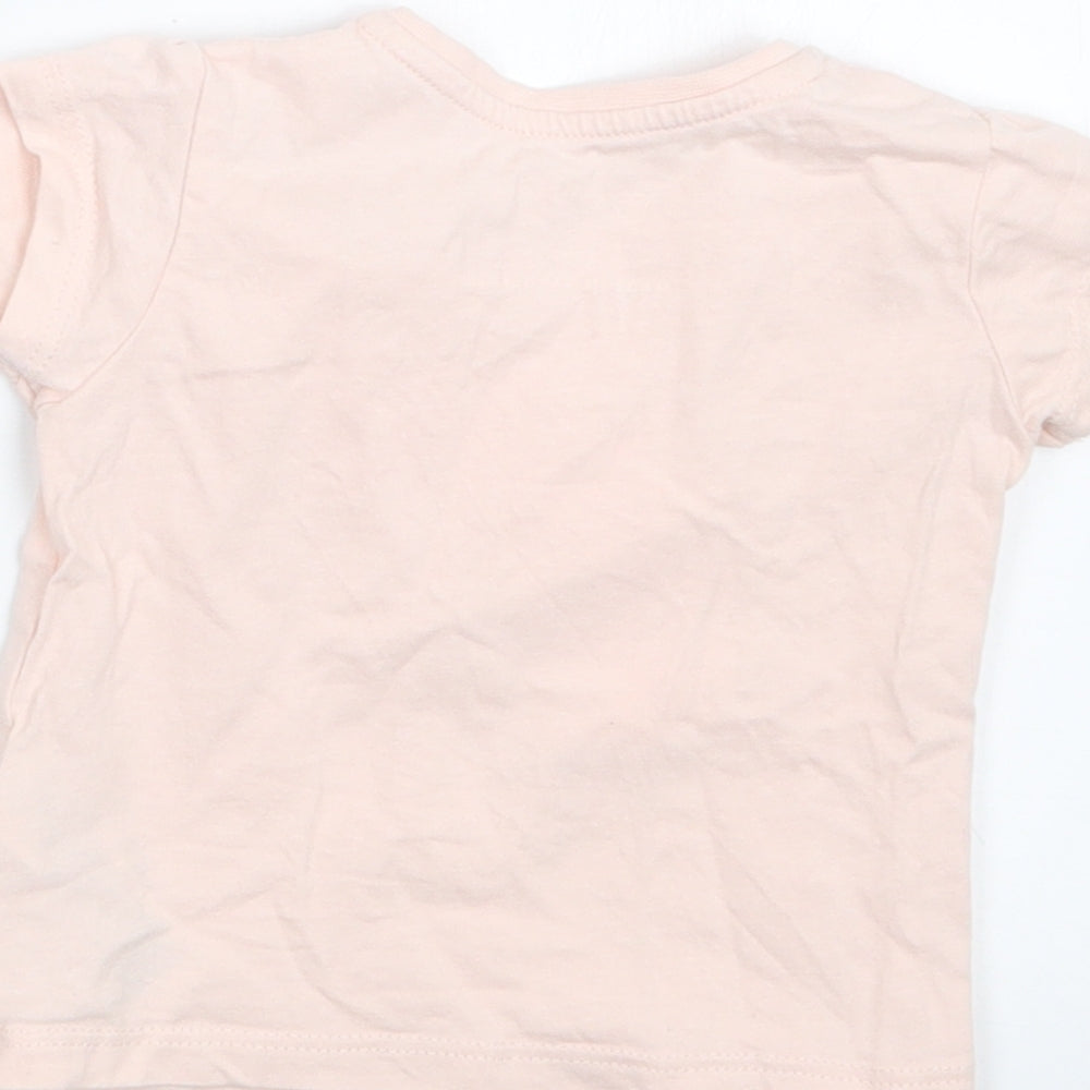 Primark Girls Pink   Basic T-Shirt Size 3-6 Months