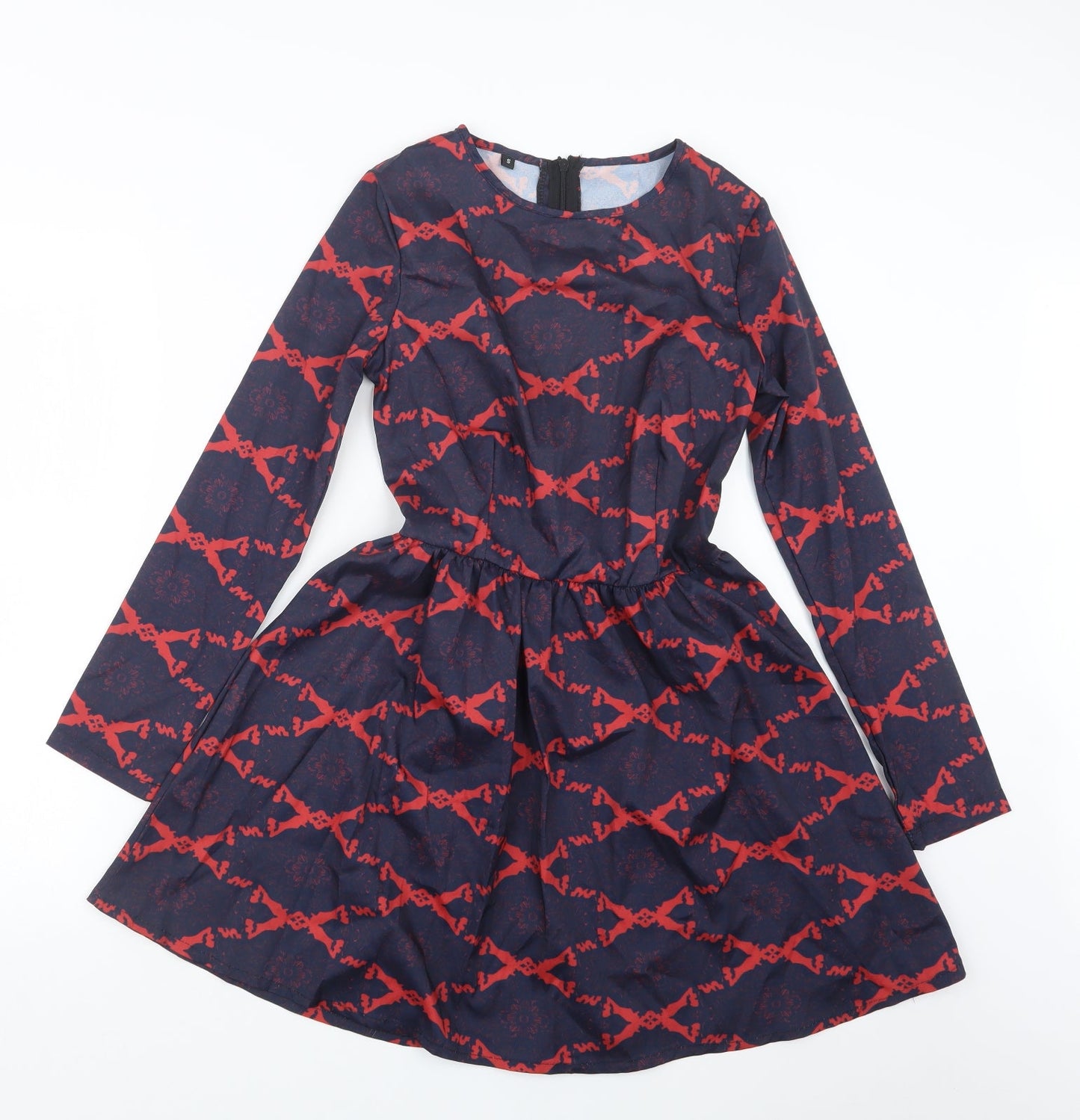 Preworn Womens Blue Geometric  Mini  Size S