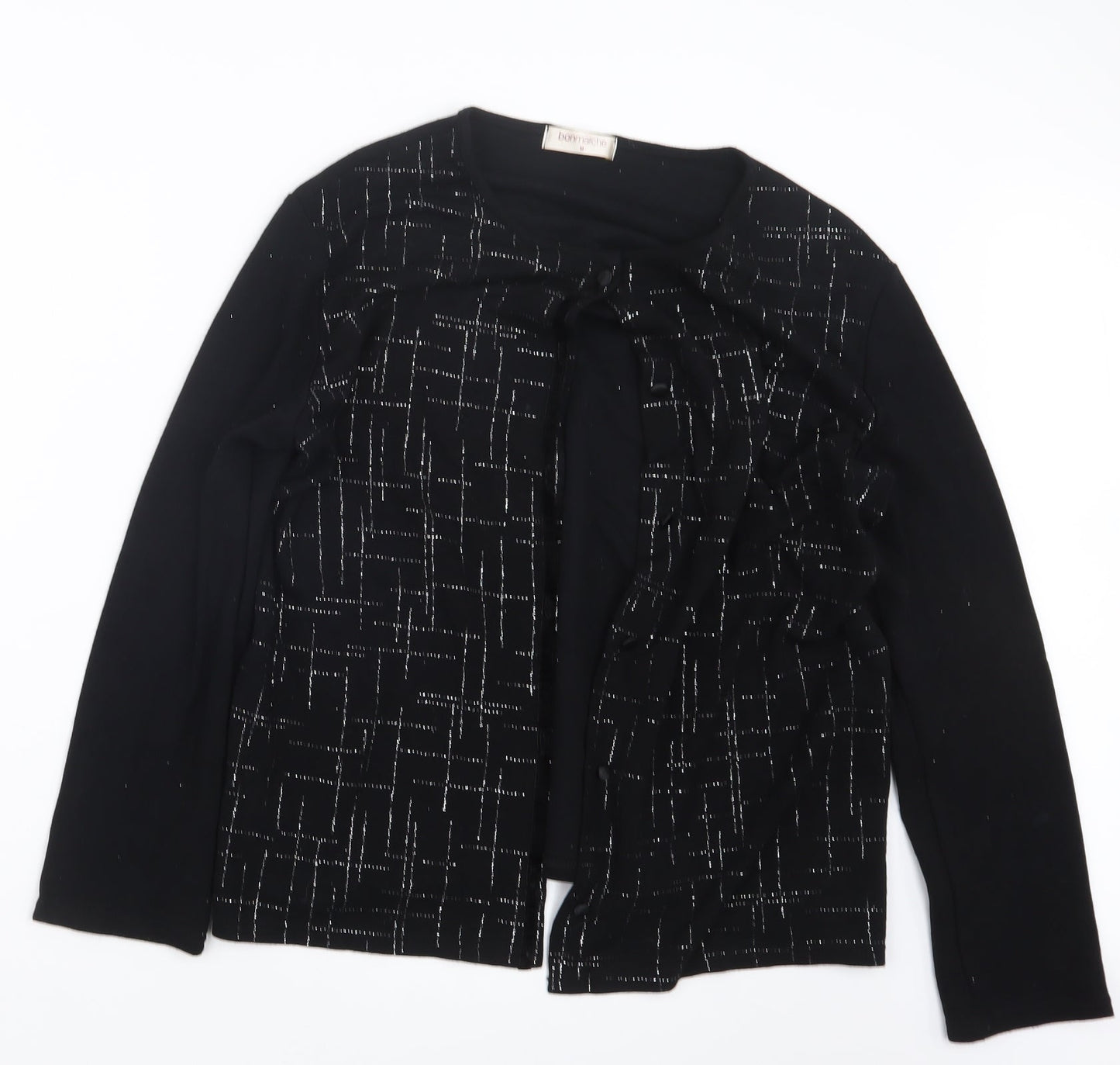 Bonmarché Womens Black   Cardigan Jumper Size M