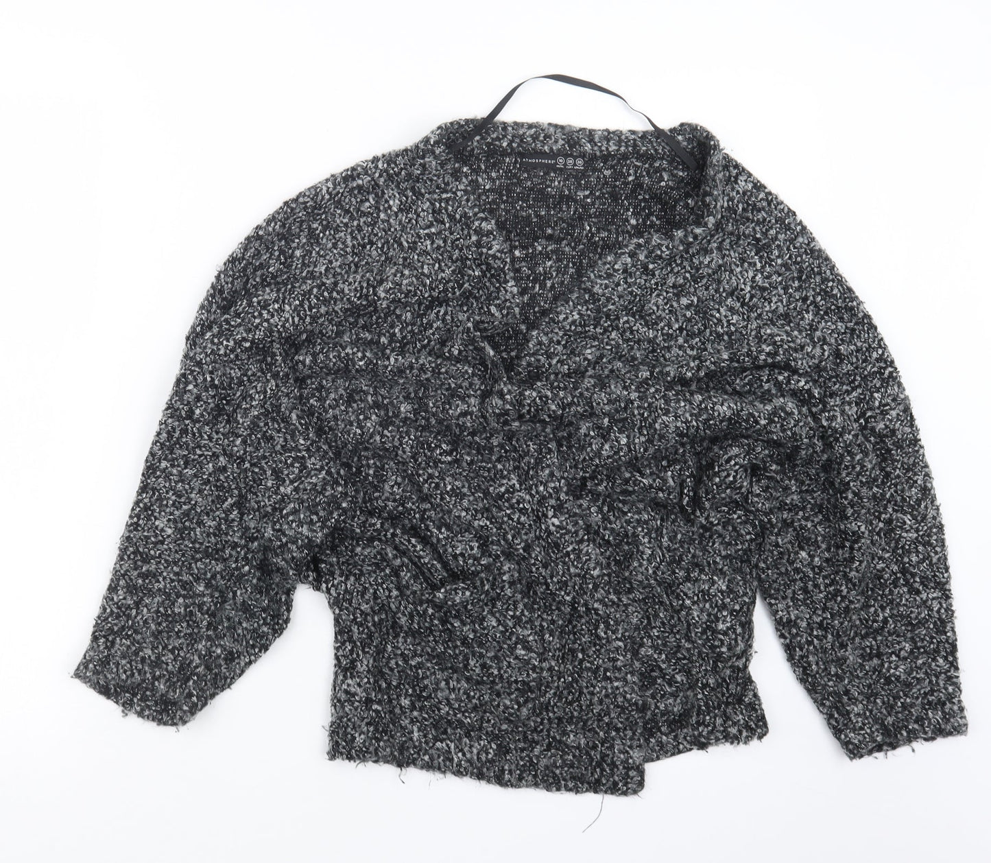 Atmosphere Womens Black  Knit Cardigan Jumper Size 10