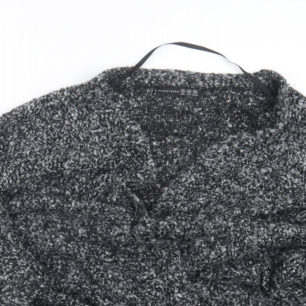 Atmosphere Womens Black  Knit Cardigan Jumper Size 10
