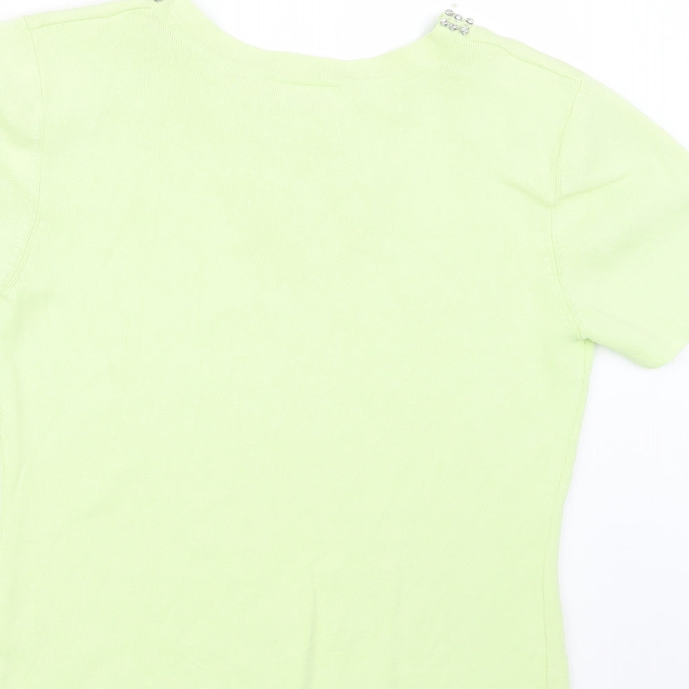 Roman Womens Green   Pullover Jumper Size S
