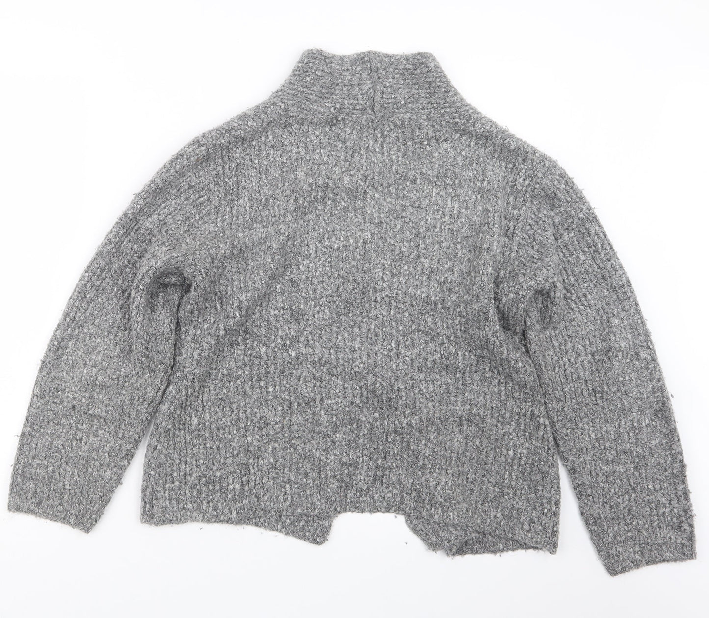 Marks and Spencer Womens Grey  Knit Cape Jumper Size 12
