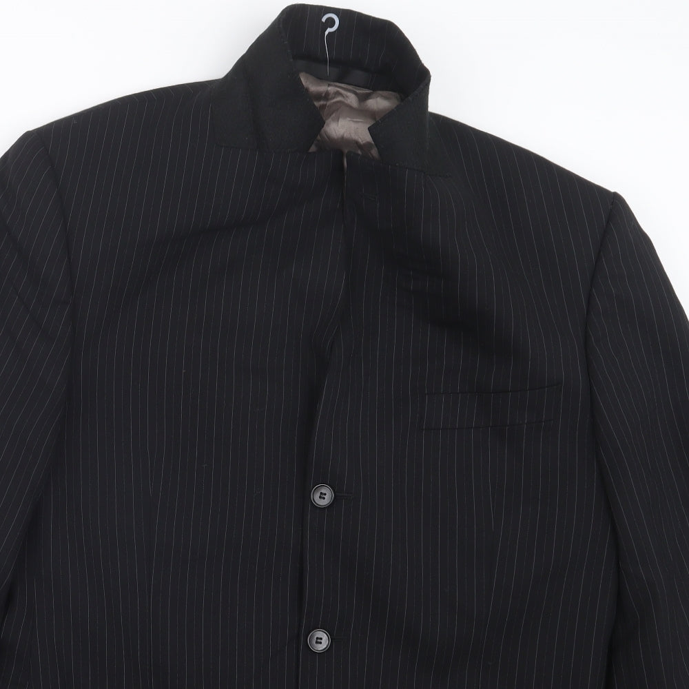 Marks and Spencer Mens Black   Jacket Suit Jacket Size 40