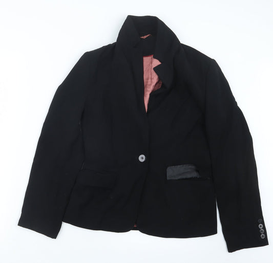 Preworn Womens Black   Jacket Blazer Size 10