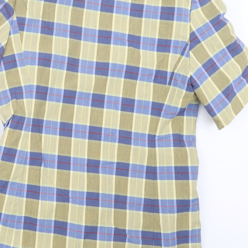Preworn Womens Yellow Check  Jacket  Size 10
