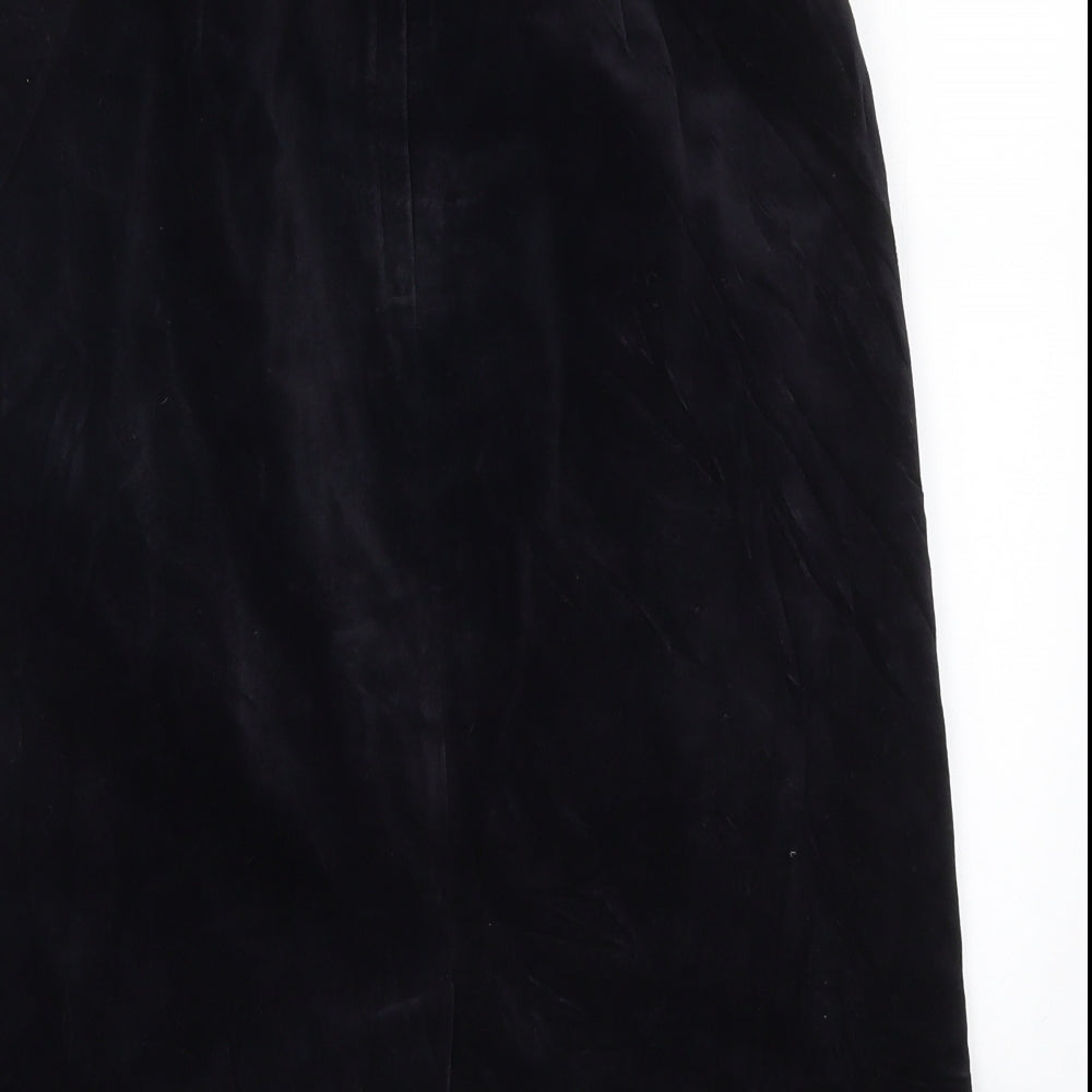 Preworn Womens Black   A-Line Skirt Size 14