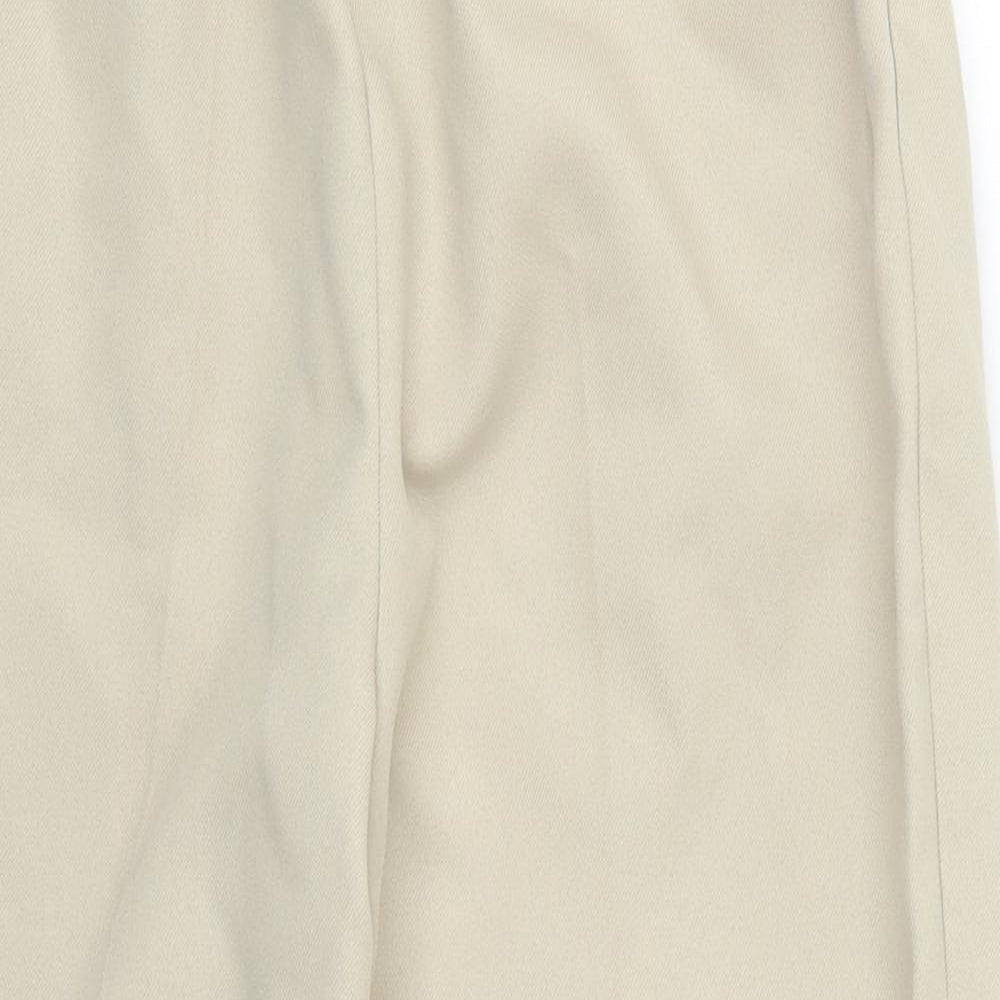 Slimma Womens Beige   Trousers  Size 12 L22.5 in
