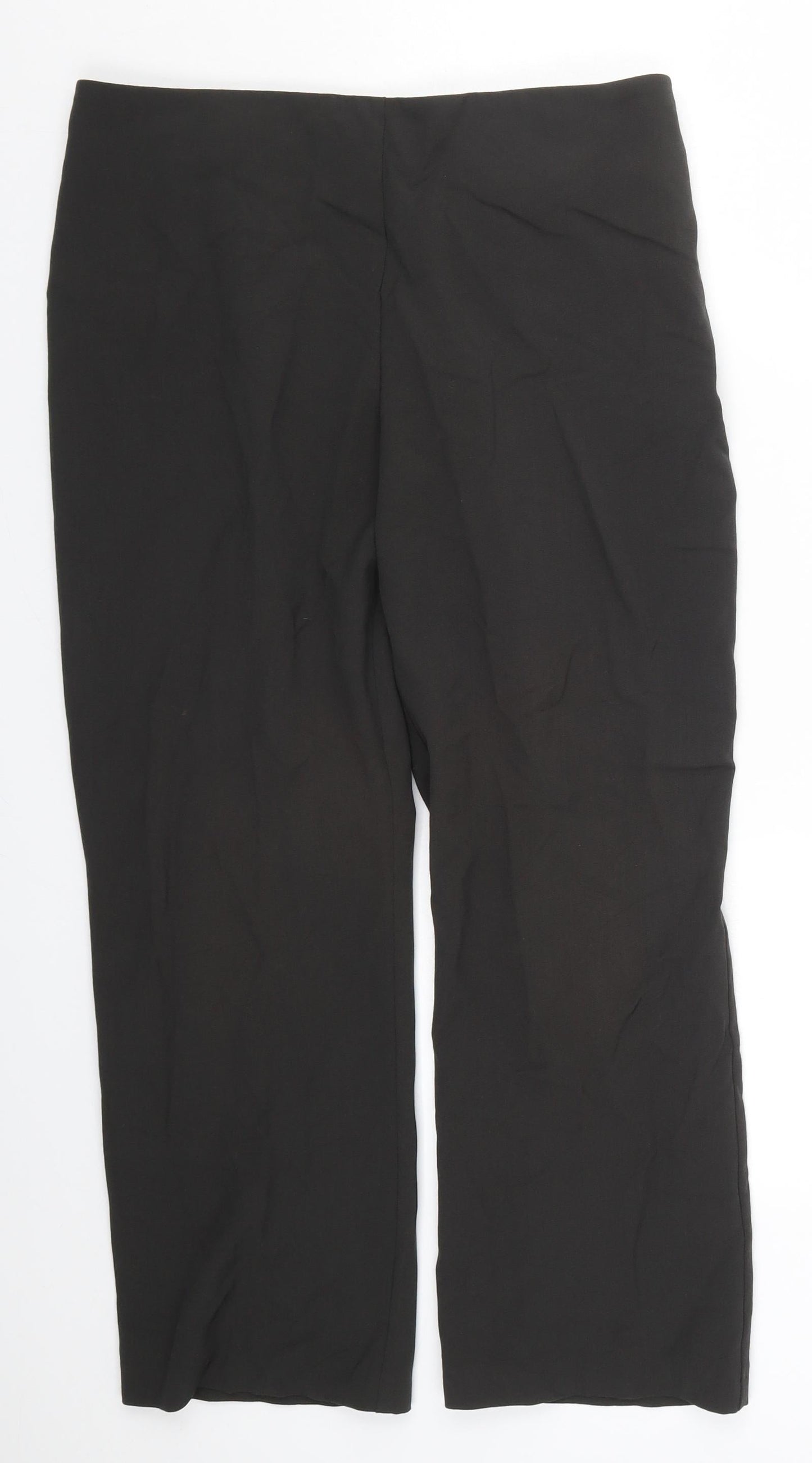 Marks and Spencer Womens Green   Trousers  Size 14 L25 in