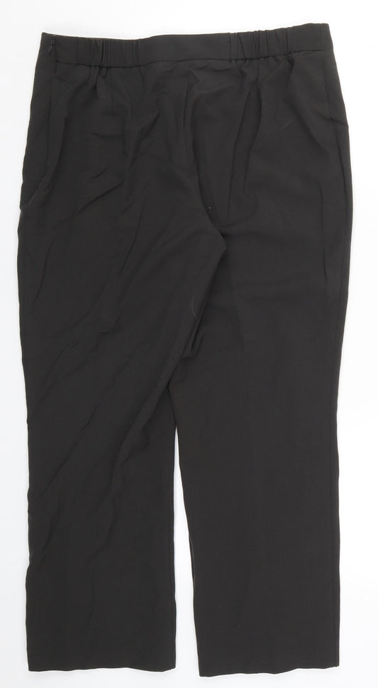Marks and Spencer Womens Green   Trousers  Size 14 L25 in