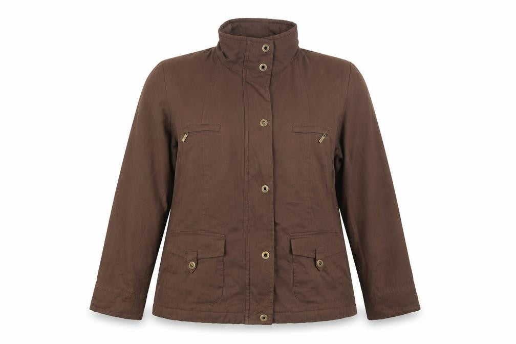 Klass Womens Brown   Jacket  Size L