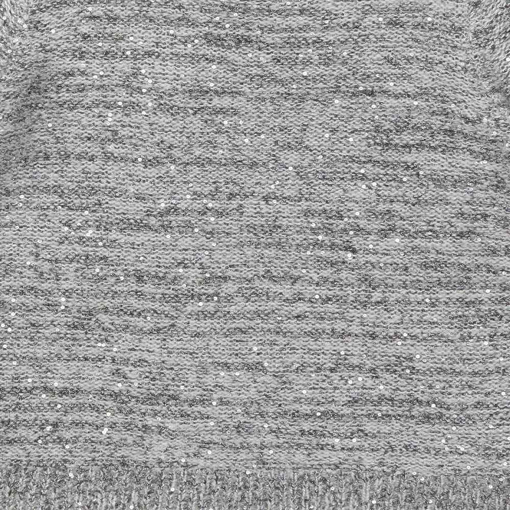 Marks and Spencer Womens Grey  Knit Pullover Jumper Size 12
