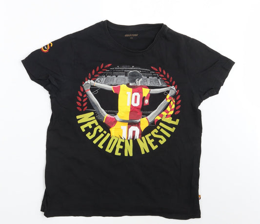 Gsstore Mens Black    T-Shirt Size XS