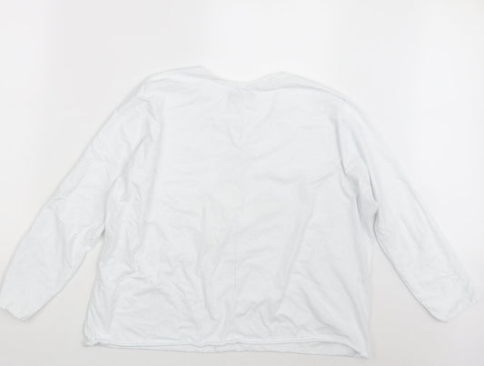 Preworn Womens White   Basic T-Shirt One Size