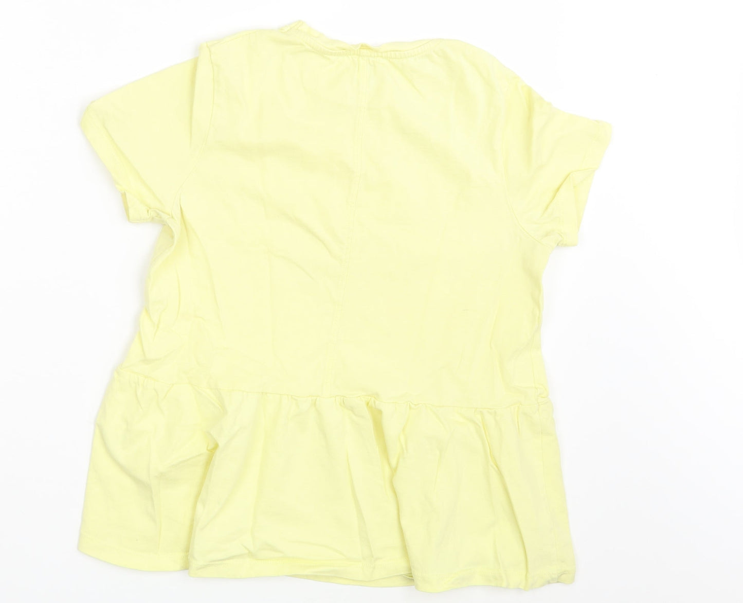 River Island Womens Yellow   Basic T-Shirt Size 8