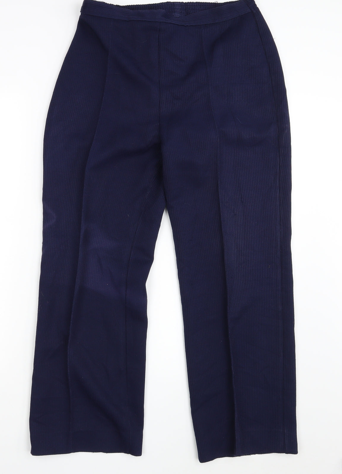 M&S Womens Blue   Bloomer Trousers Size 16 L26 in