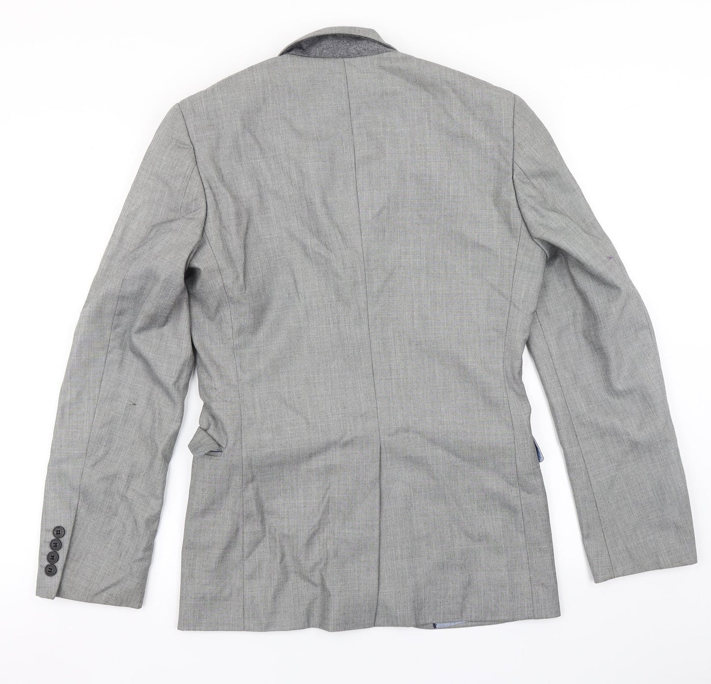 Cedar Wood State Mens Grey   Jacket Blazer Size 34