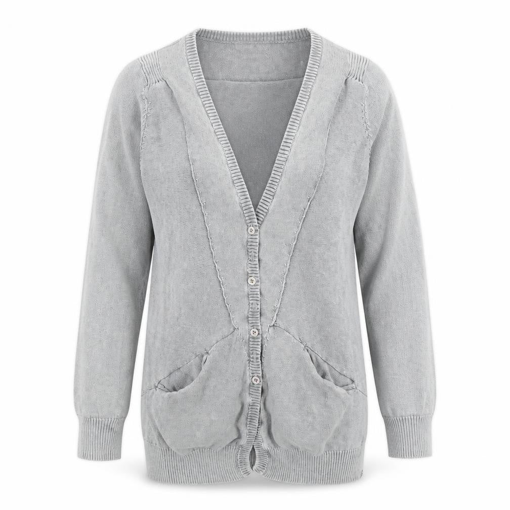 Insight Womens Grey  Knit Cardigan Jumper Size 10