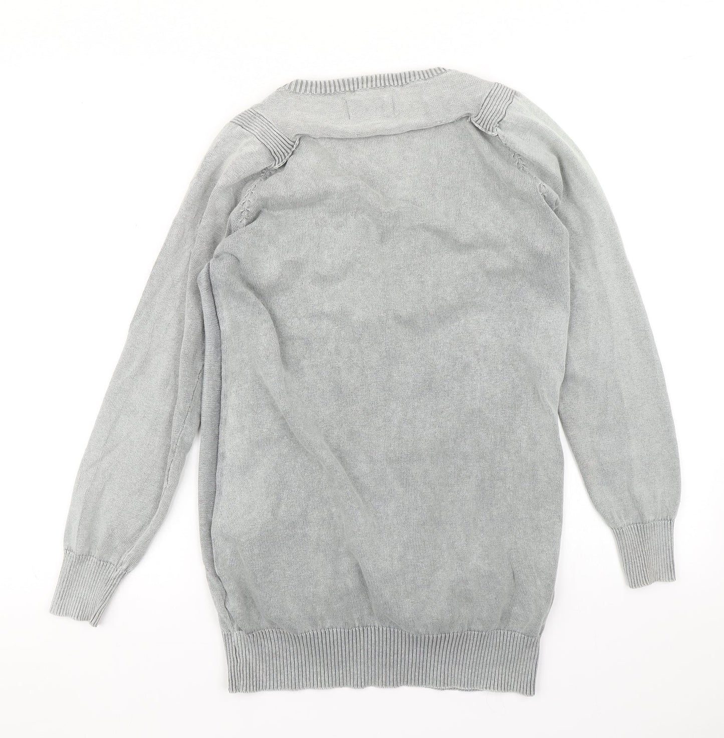 Insight Womens Grey  Knit Cardigan Jumper Size 10