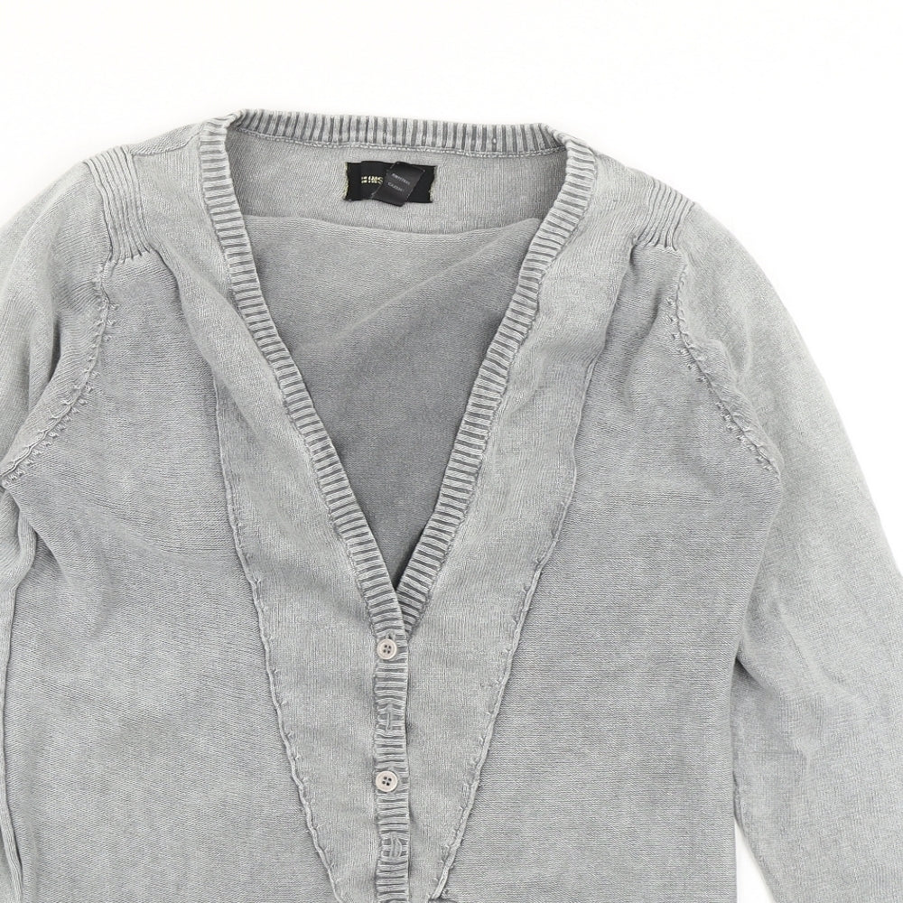 Insight Womens Grey  Knit Cardigan Jumper Size 10