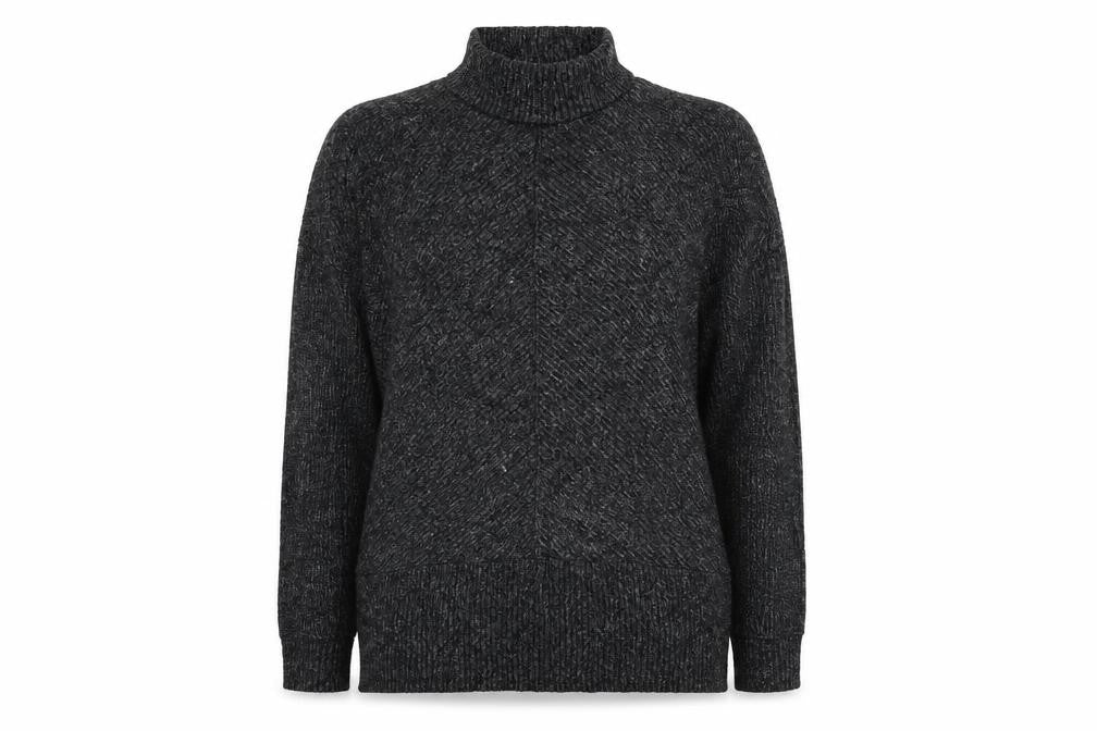 F&F Womens Grey  Knit Pullover Jumper Size M