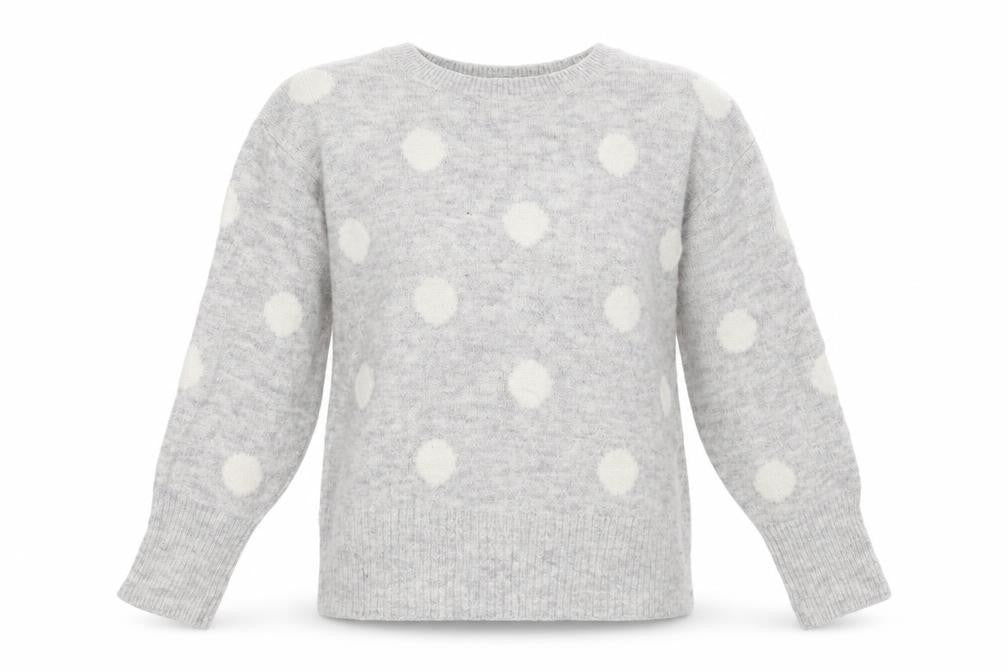 H&M Womens Grey  Knit Pullover Jumper Size M