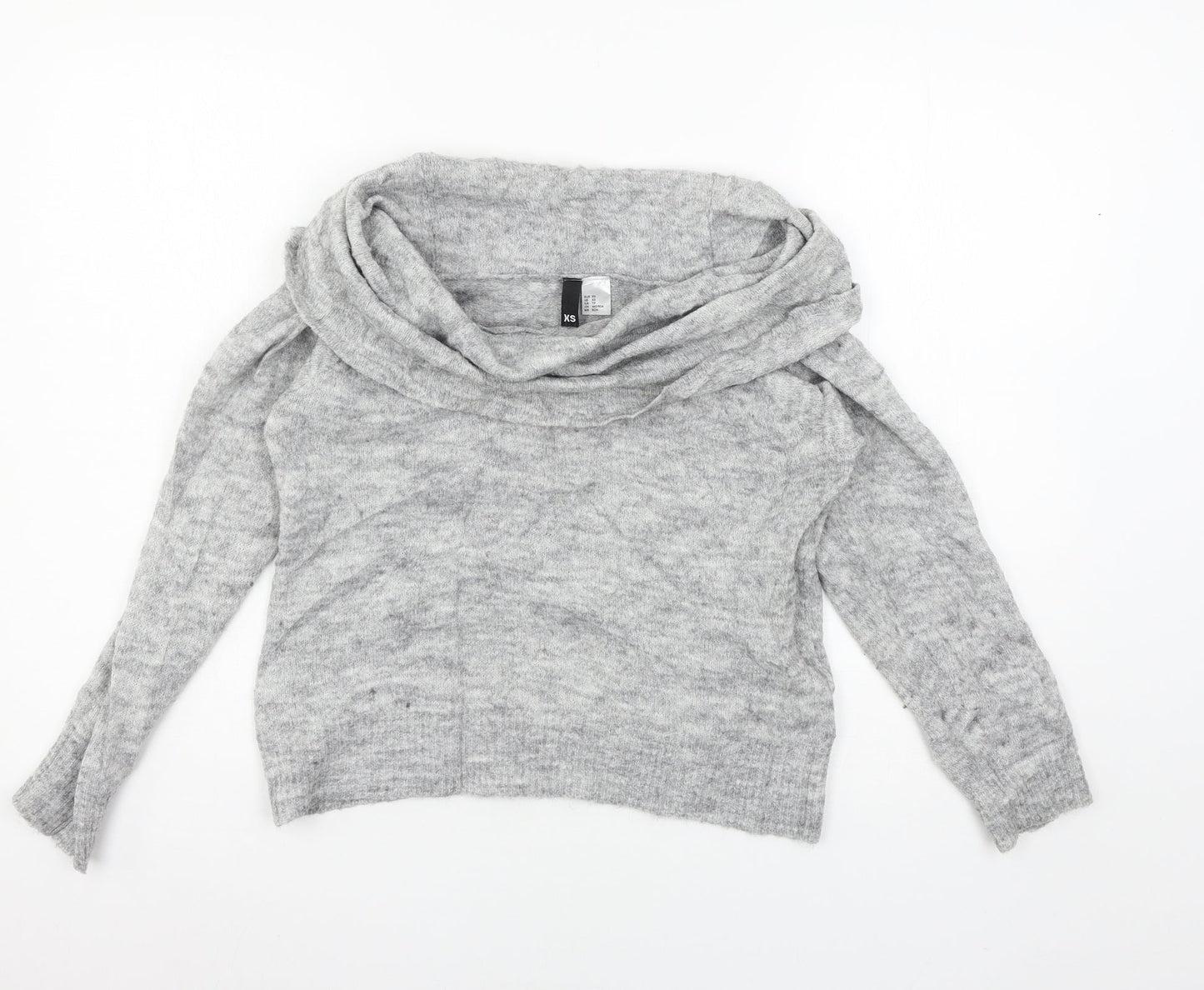 Divided by H&M Womens Grey  Knit Pullover Jumper Size XS