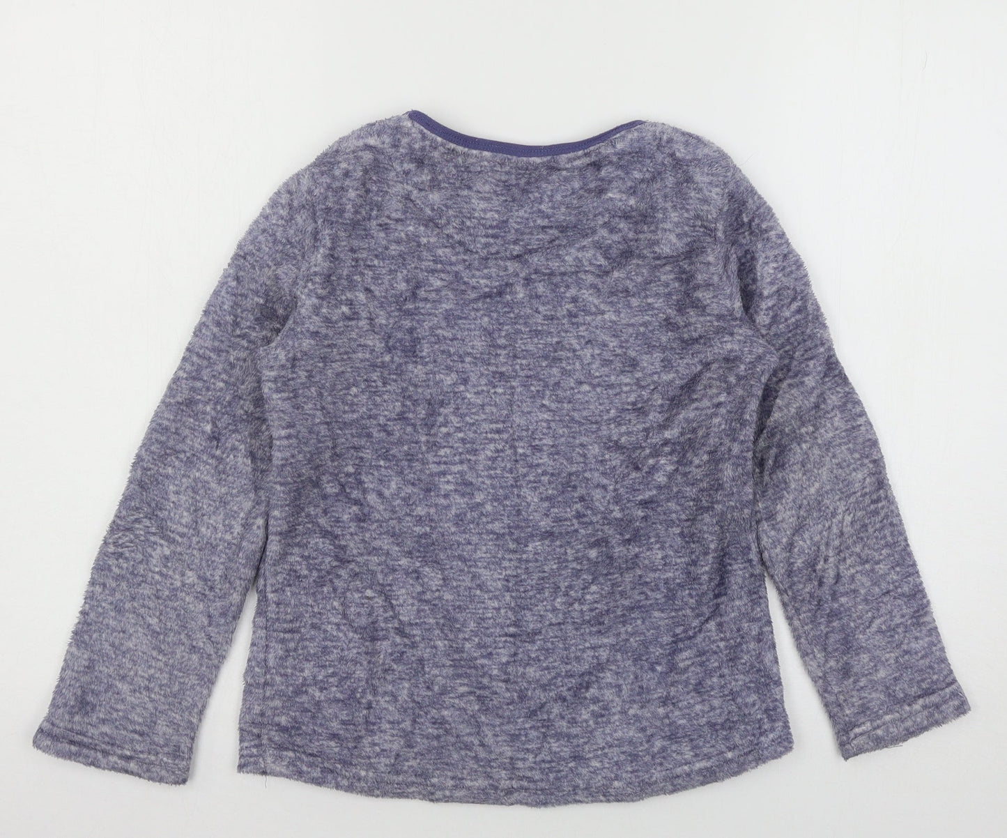 Young Dimension Girls Blue Solid Microfibre Top Pyjama Top Size 8-9 Years  - Too Early for me