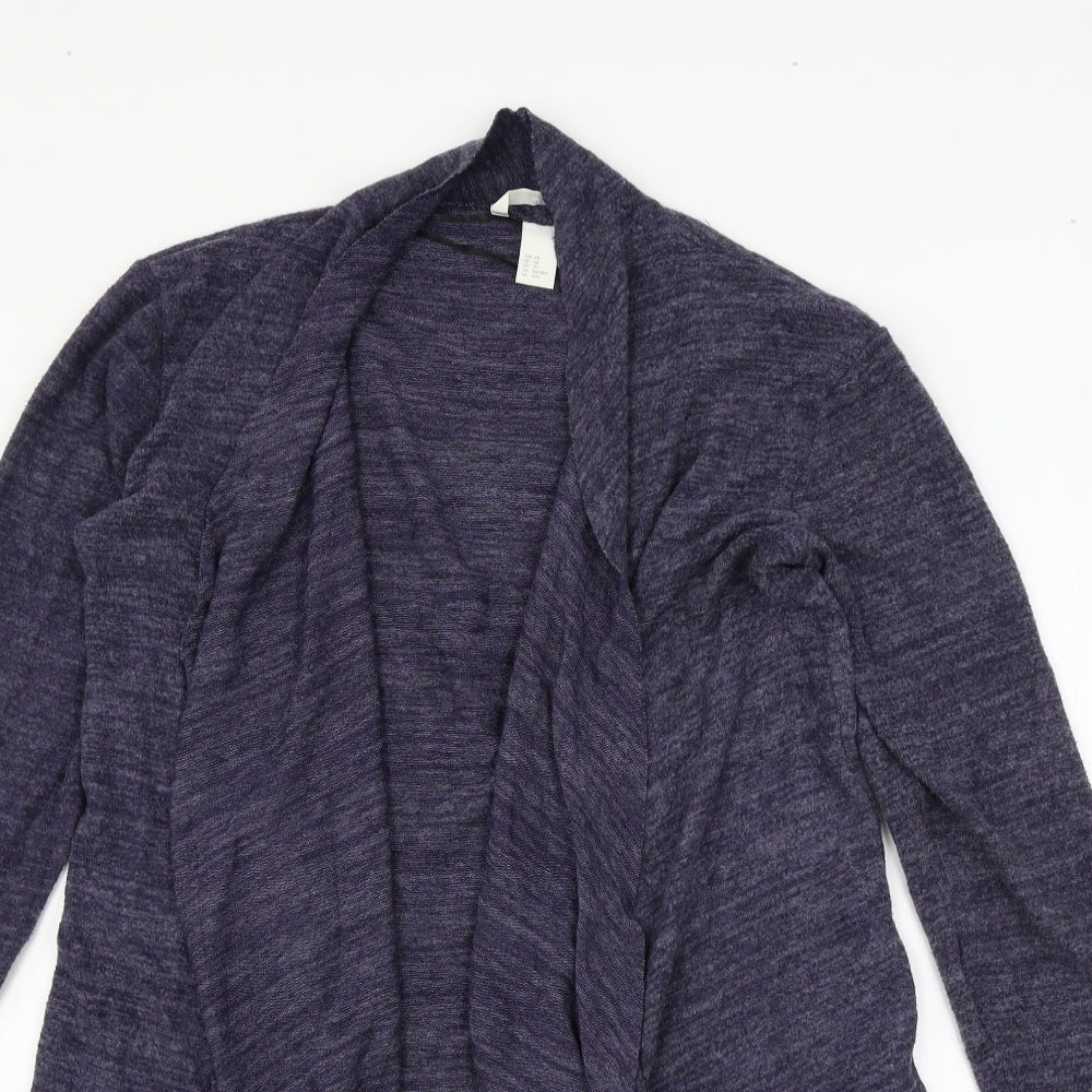 H&M Womens Blue  Knit Cardigan Jumper Size XS