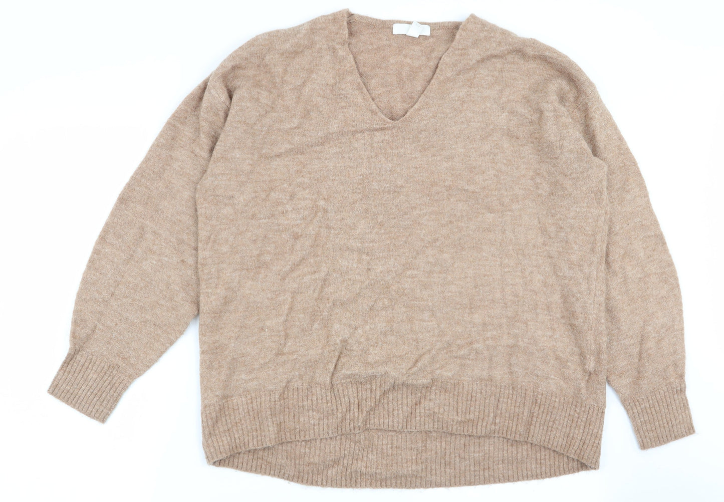 H&M Womens Beige   Pullover Jumper Size M